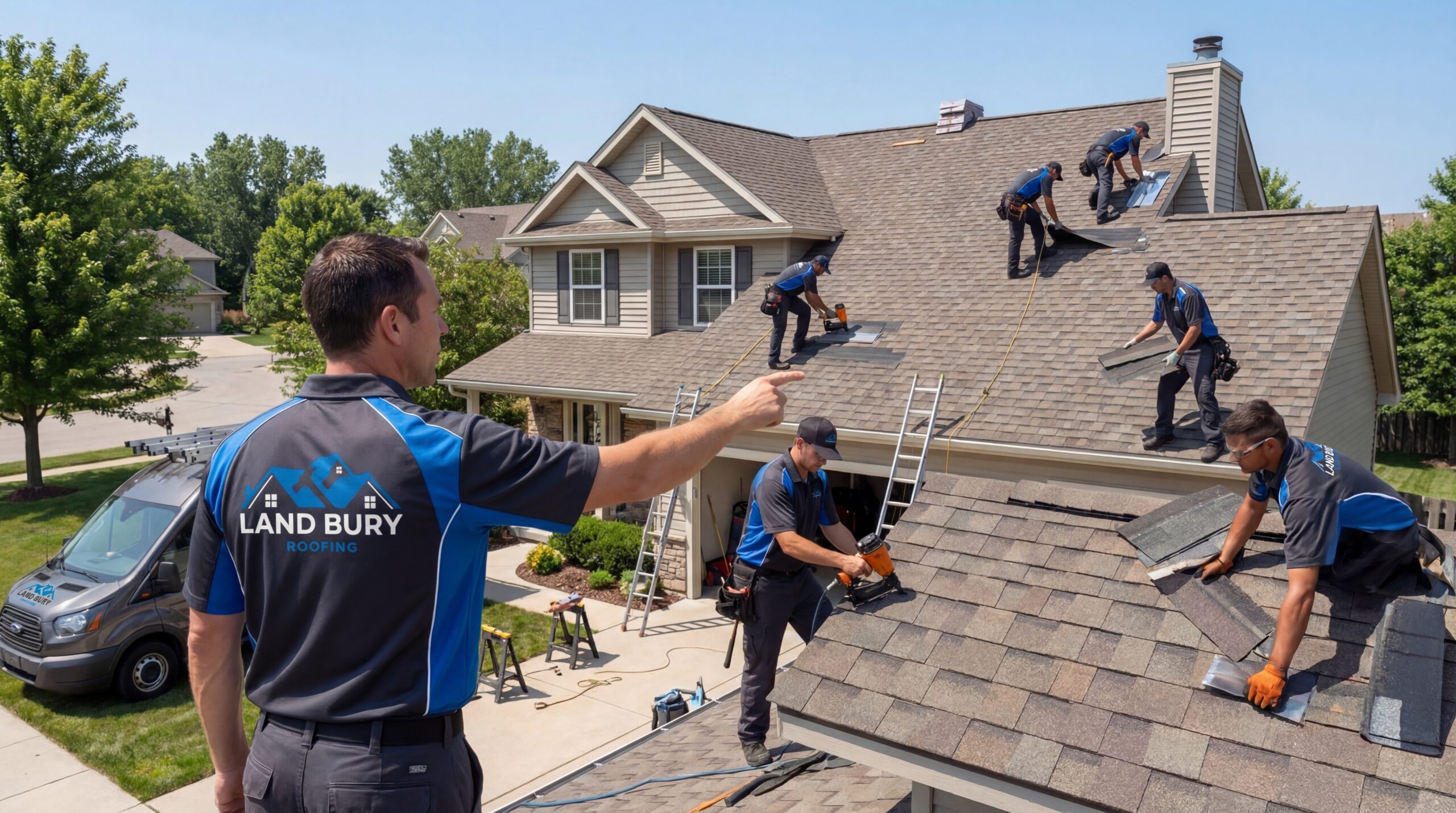 Professional roof installation in Waterbury