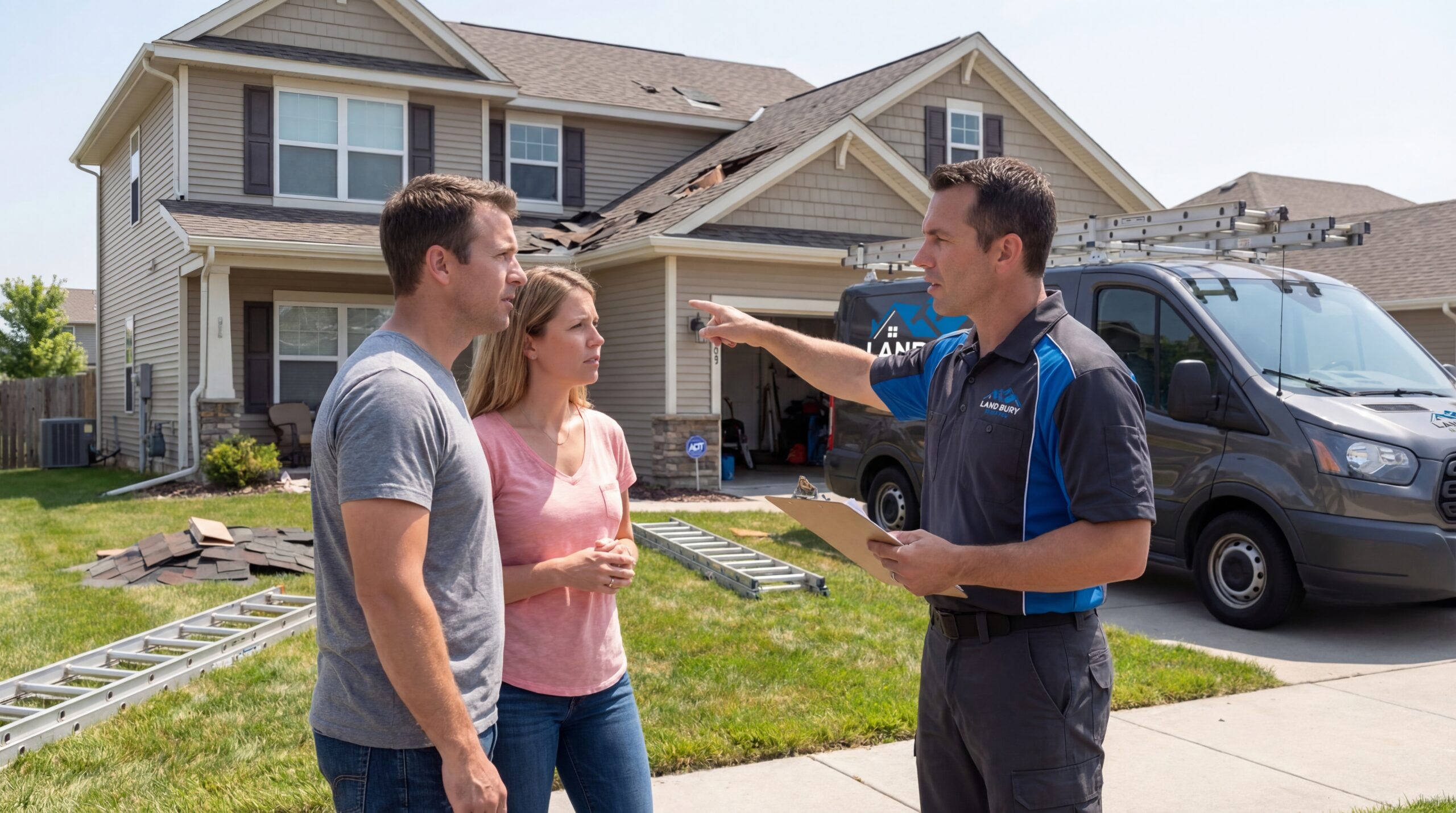 Trusted roofing contractor in Waterbury CT since 1990 - Land Bury Roofing team